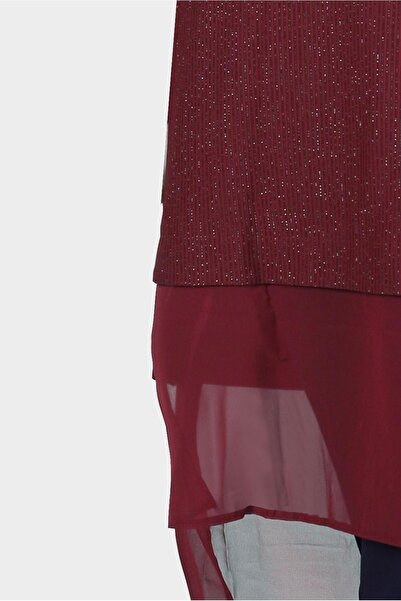 Alvina Şifon Detaylı Simli Tunik 42811