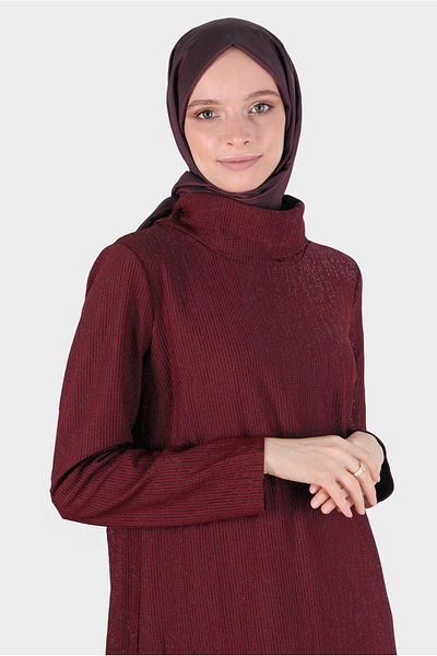 Alvina Glittered Chiffon Tunic - 42811