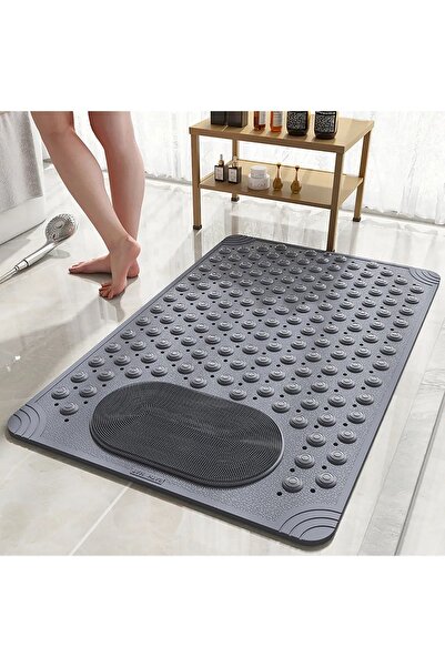 seahome بساط حمام مع كوب شفط للتدليك وبساط كابينة استحمام مضاد للانزلاق مقاس ...