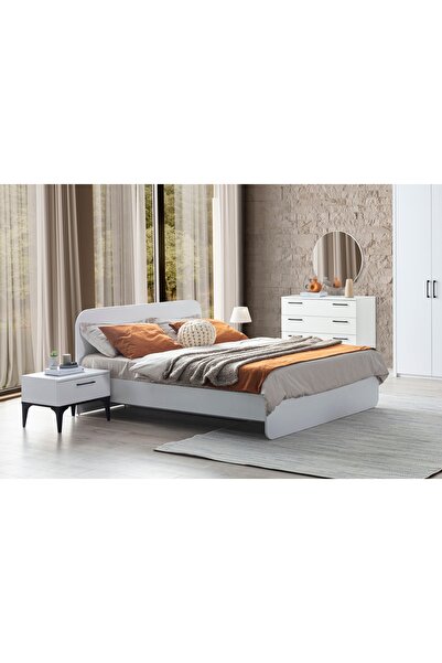 Vivense Life Yatak Odası Takımı, 4 Kapaklı, Ahşap Başlıklı
