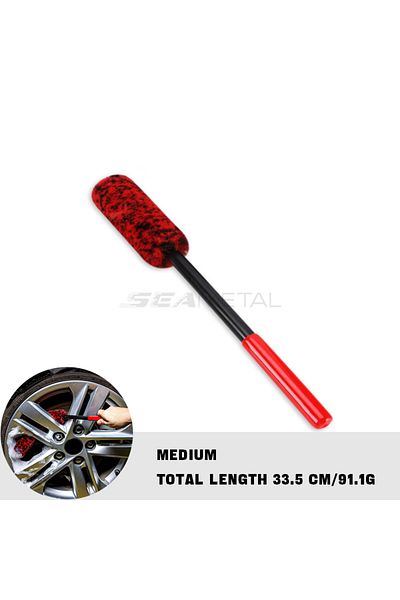 SEAMETAL Medium 1pc Car Wheel Detailing Brush Bendable Auto Wheel Woolies Brushes Car Cleaning Tools