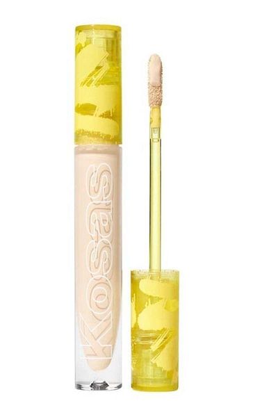 KOSAS Revealer Super Creamy & Brightening Concealer with Caffeine & Hyaluronic Acid, Tone 02 W - Lig