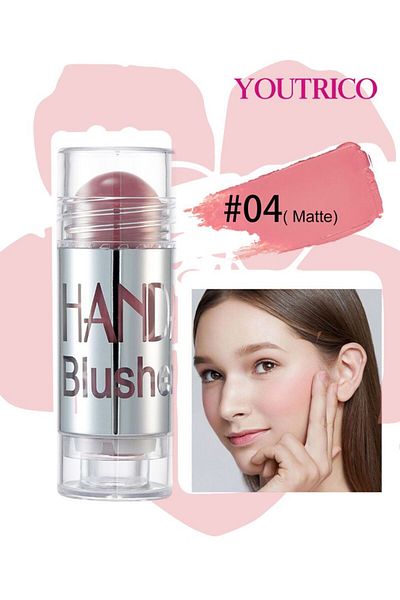 Youtrico Multi-usage Blush&eyeshadow Whirling Wand For Quick Blush Makeup,portable,lovely,silky Texture, 8.5g