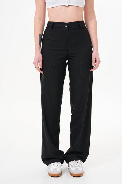 H&A İSTANBUL Pantaloni de damă din țesătură cu talie înaltă cu picioare largi