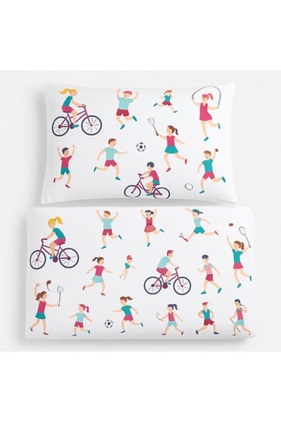 Pazar Home Bedding 4-piece single bed sheet for children - Bazaar Home Liwa with stitched filling