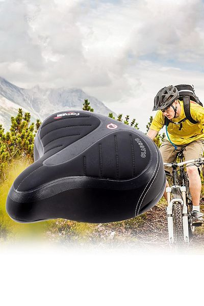 Beatitude Bicycle Seat Comfortable Sitting Saddle Sweatproof Comfortable Seat City Mountain Road Bike Equipment