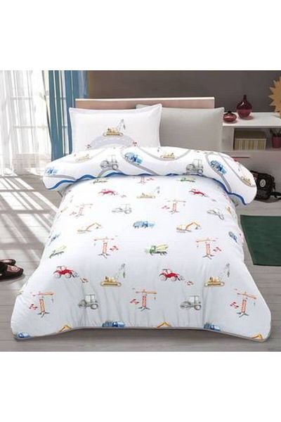 Pazar Home Bedding 4-piece single bed sheet for children - Bazaar Home Liwa with stitched filling