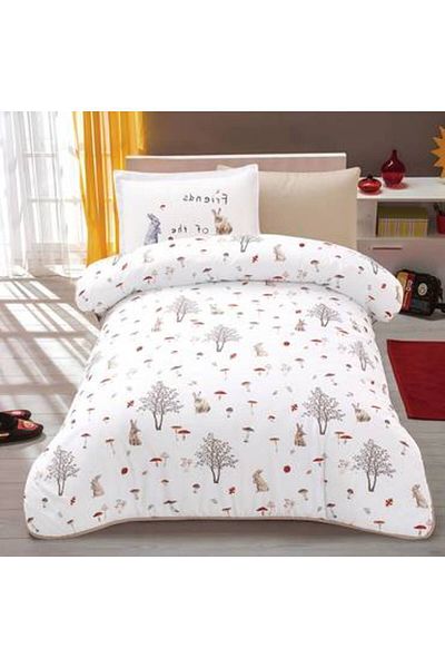 Pazar Home Bedding 4-piece single bed sheet for children - Bazaar Home Liwa with stitched filling