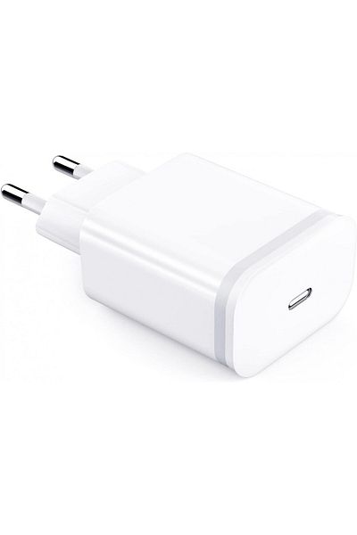 Luoatip Usb C Charger , Metal/plastic, White/silver, 63 X 43 X 28 Mm, 20w