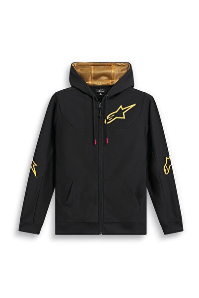 Alpinestars Sessions V3 Hoodie Kapüşonlu Sweatshirt Siyah Altın