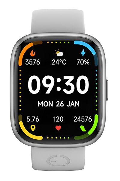 Ecowatch Smartwatch 6, 1.83" Tft-lcd, Ip68, White