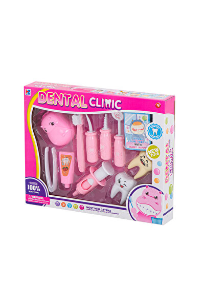 OEM Trusa Medic Stomatolog Pentru Copii, Plastic/carton, 3 Ani, 36x28x6 Cm, Roz