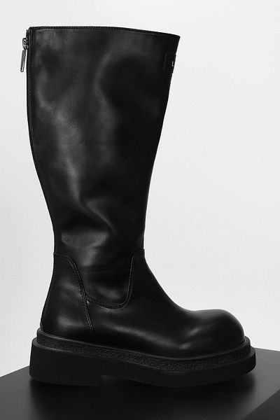 Lufian 122230025 Edna Leather Women's Boots Black