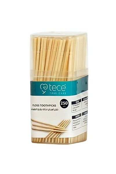 TECE TC Wooden Toothpicks, 250 Sticks