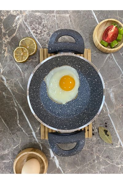 Elvira Granite 3 Piece Sahan Set (18-20-22 cm)