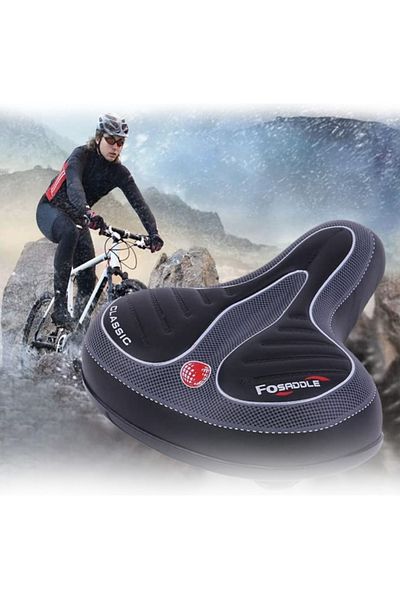 Beatitude Bike Saddle Wear-Resistant Soft Bicycle Saddle Breathable Fabric Comfortable Seat