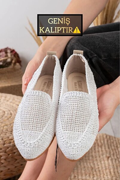 Slipcat Pantofi de damă din dantelă tricotata, pantofi pentru casa, pantofi p...