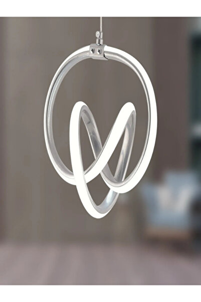 B&F STORE NEW STYLE İmza Tekli Krom Led Avize