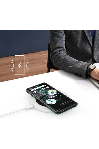 SwanScout Double-layer protective case for Google Pixel 7 Pro SwanScout, green, polycarbonate, 6.7 inches