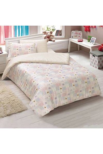 Pazar Home Bedding 4-Piece Cotton Baby Single Bedspread - Bazaar Home Birth with Stitched Filling