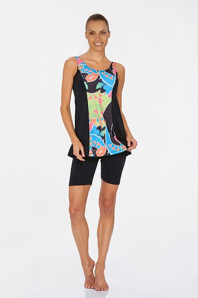 Bravie Half Open Back Shorts Swimsuit 3862