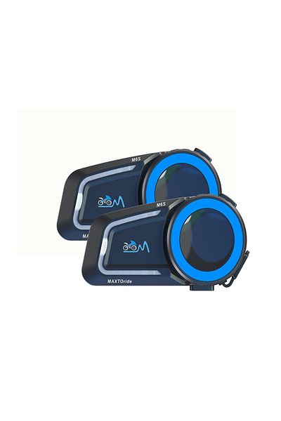 Choice 2pcs M6s Maxto M6s Motorcycle Bluetooth Helmet Headset Intercom Distance 1000 Meters Supports Music