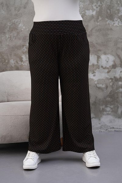WestBound Women's Large Size Stretchy Loose Wide Leg Viscose Fabric Summer Trousers