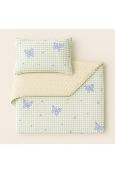 Pazar Home Bedding 4-Piece Cotton Baby Single Bedspread - Bazaar Home Birth with Stitched Filling
