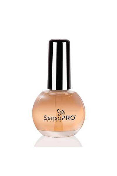 SensoPRO Milano Ulei pentru cuticule cu pensulă de piersică SensoPRO, 15 ml