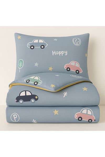 Pazar Home Bedding 4-piece cotton baby single bed sheet - Bazaar Home Cardiff with stitched filling