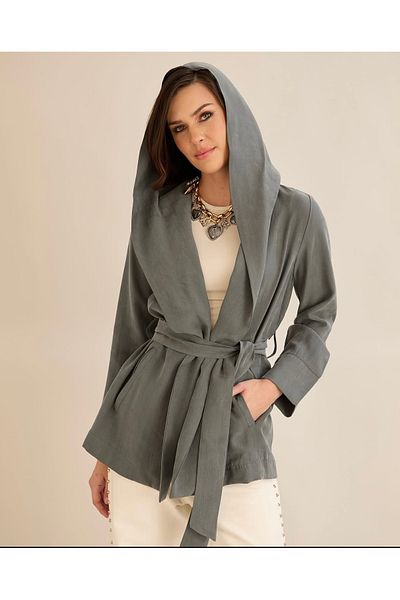 OYERGA MODA Women's Shawl Collar Premium Quality Jacket