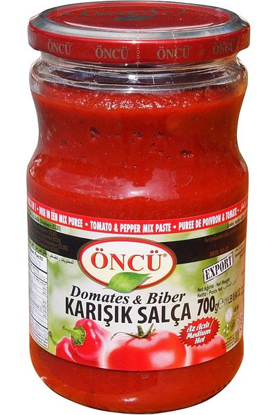 Öncü Öncü Pepper and Tomato Mixed Paste, 700 gr