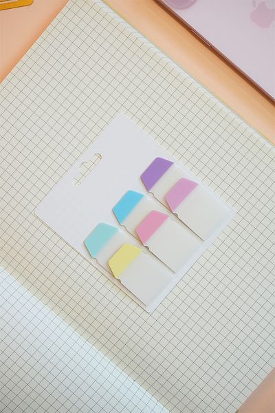 Victoria's Journals Memo Post-It (Adhesive Paper) 6 Colors X 10 Sheets