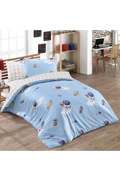 Pazar Home Bedding 4-piece cotton baby single bed sheet - Bazaar Home Cardiff with stitched filling