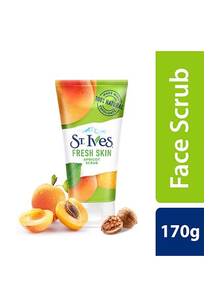 St. Ives Fresh Skin Apricot Face Scrub for Glowing Skin 170 g