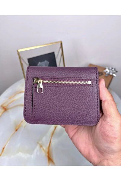 Fil Deri Genuine Leather Multi-Compartment Zippered Wallet with Coin Compartment 2098