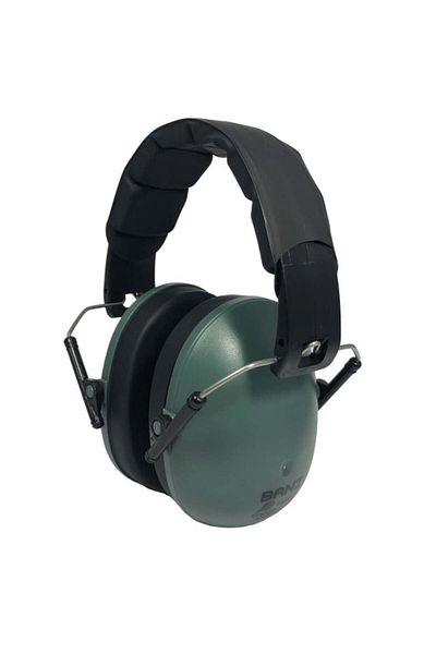 Banz Children's Earmuffs, Bubzee, 3-10 Years, Dark Green