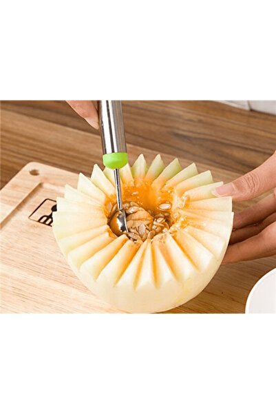 citra سكين نحت الفاكهة مع ملعقة ستانلس ستيل 24 سم