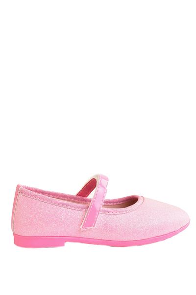 minibonito Girl's Elsa Figured Ballerinas