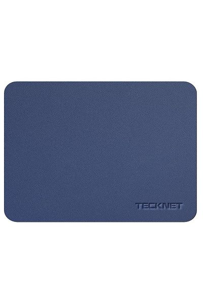 TechKen Covoraș pentru mouse, piele PU, bleumarin, 21 x 27 cm