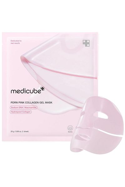 Medicube Pdrn Pink Collagen Gel Mask - 48 Hours Elasticity Protective and Nourishing Collagen Gel Mask 28Gr