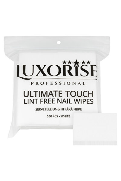 LUXORISE Șervețele umede Ultimate Touch pentru unghii, strat dublu, 500 buc.,...