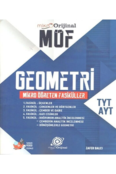 Orijinal Yayınları Orijinal Mikro TYT AYT Geometri MÖF Mikro Öğreten Fasiküller Set