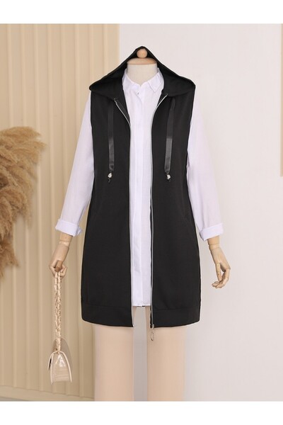 HİJABAYA Hooded Combed Cotton Vest
