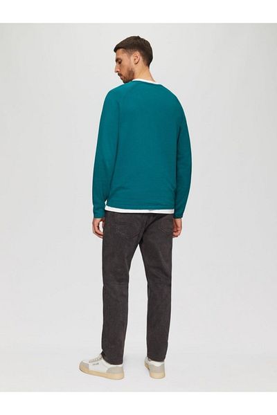 s.Oliver Men's Sweater, Thin, Cotton, With Logo,