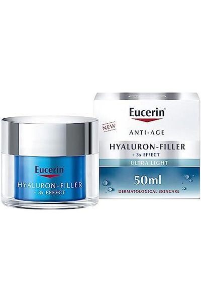 Eucerin Hyaluron Filler Night Face Cream with Hyaluronic Acid and Vitamin E, 50ml