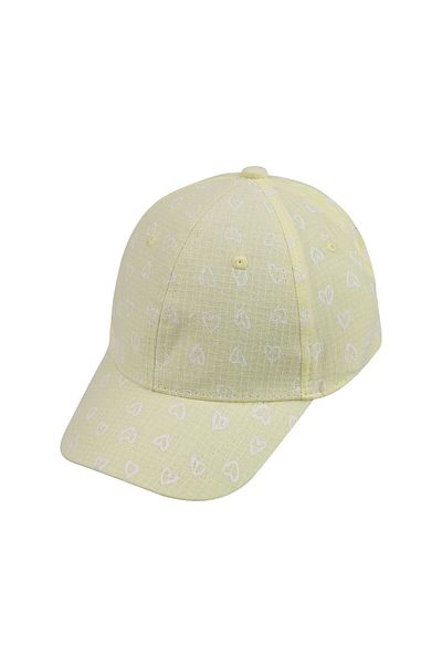 Kitti Baby Girl Hat (1-3 Years) 810002 Yellow