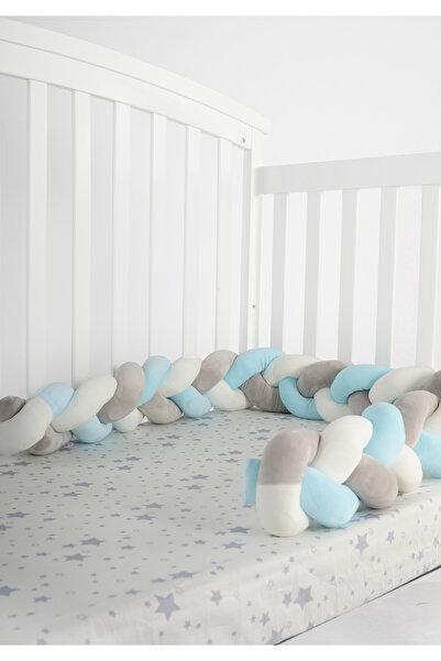 elphybaby حاجز مضاد للتصادم لسرير الأطفال بتصميم عقدة