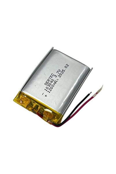 Sertec 103040 3.7V 1200MAH Li-Polymer Pil (Drone İçin Uygun Değildir)