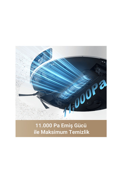 Dreame L40 Ultra Robot Süpürge Beyaz, 11.000Pa Emiş Gücü